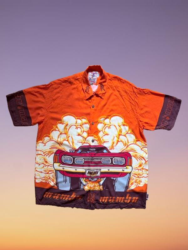 Vintage Mambo Loudshirts 'Charger' Shirt Size XXL.