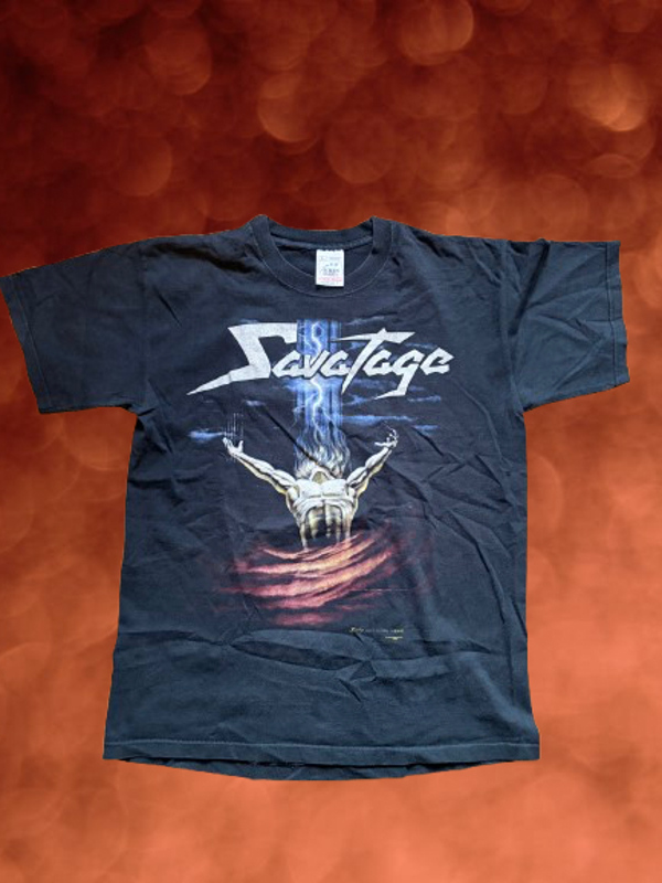 Vintage Savatage 'Handful of Rain' T-Shirt Size L.