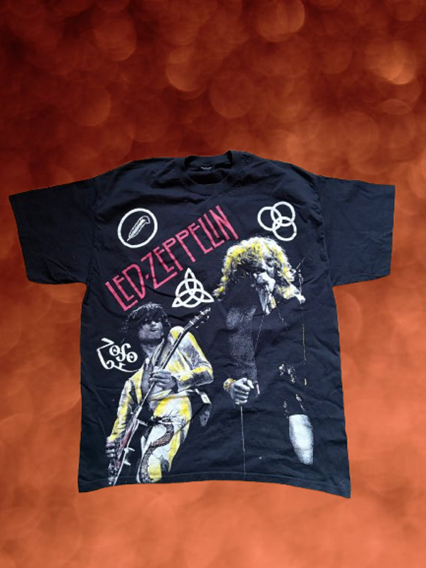 Vintage Led Zeppelin Bootleg T-Shirt Size XL.