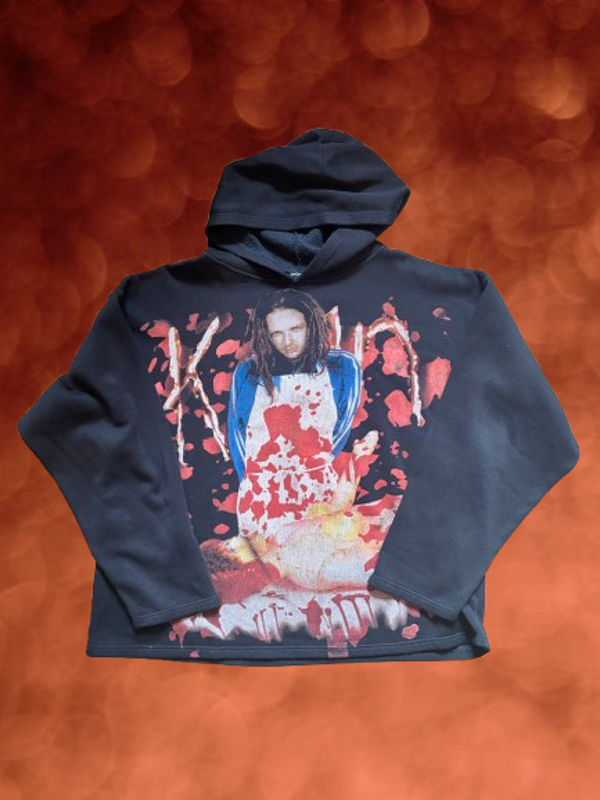 Vintage Korn Bootleg Hoodie Size XL.