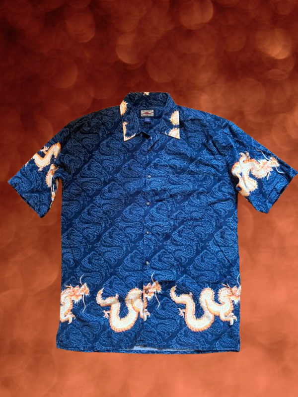 Vintage Avirex Dragon Shirt Size XL.