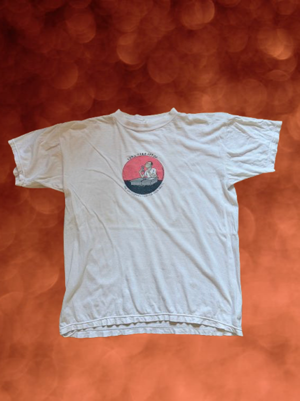 80's Joost Swarte 'Real Free Press' Cartoon T-Shirt Size L.