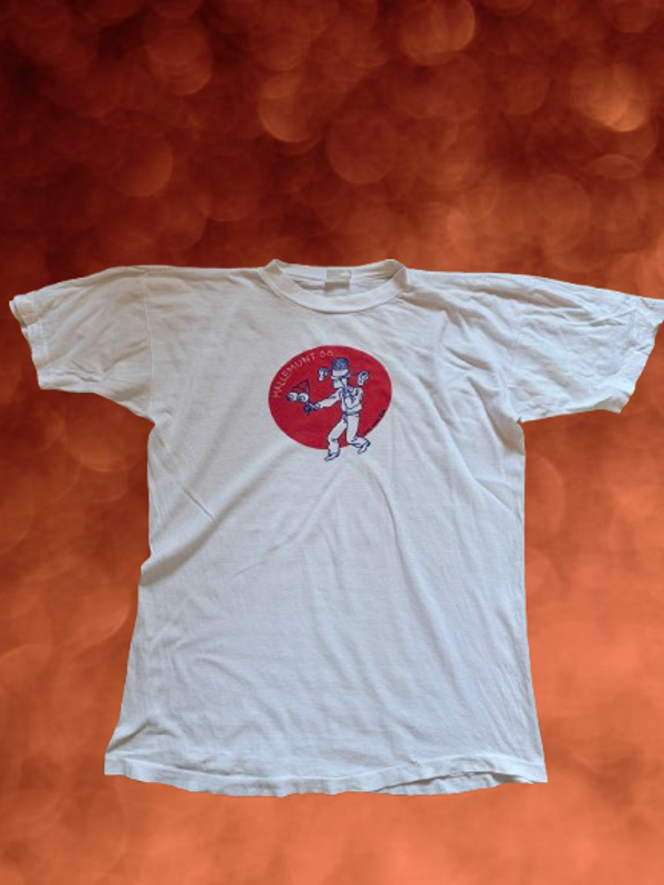 80's Joost Swarte 'Mallemunt '86' Cartoon T-Shirt Size L.