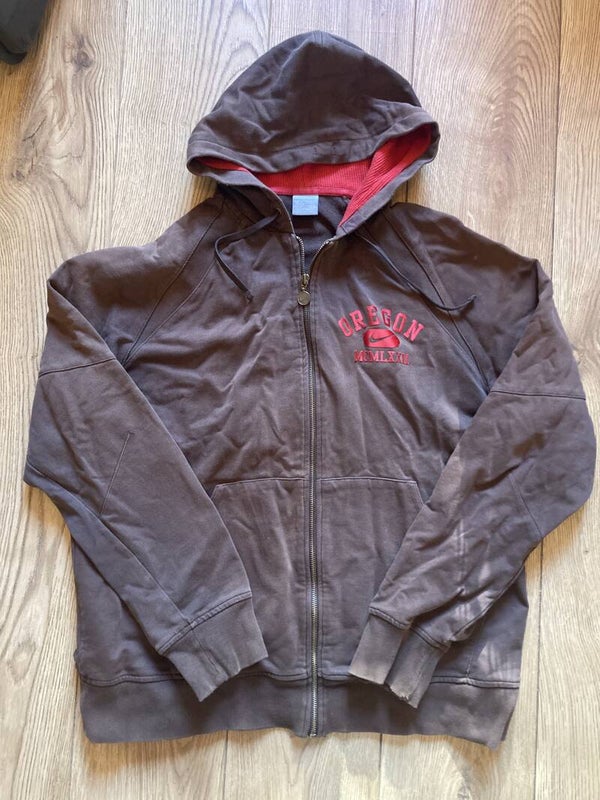 Vintage Nike brown XL.Hoodie 'Oregon MCMLXXII" size