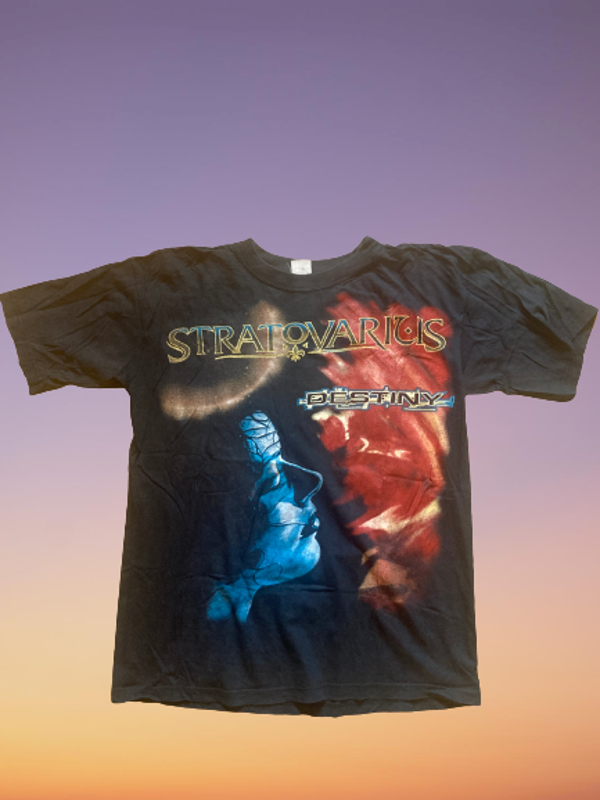 Stratovarius 1999 Destiny Tour T-shirt Size L.