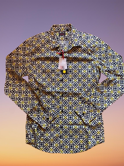 Devil's Advocate Button Up shirt Size M.