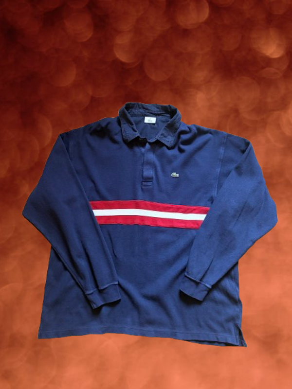 Lacoste Long Sleeve Polo Shirt Size XL.