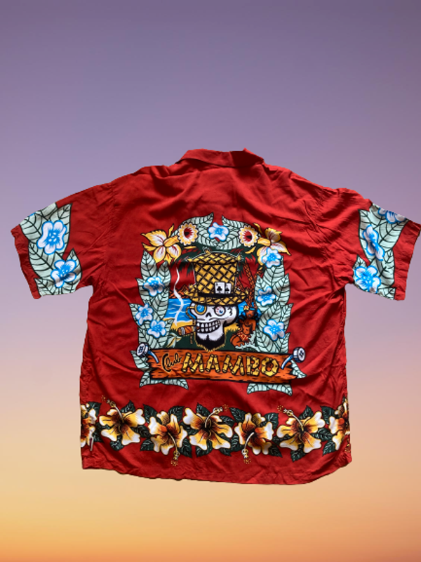 Vintage Mambo Loudshirts Hawaii Shirt size XL.
