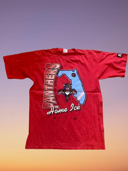 Vintage Starter 'Florida Panthers NHL' T-Shirt Size L.