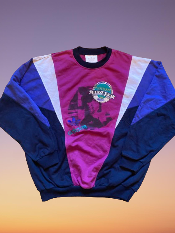Vintage 80's Adidas Sweatshirt Size L.