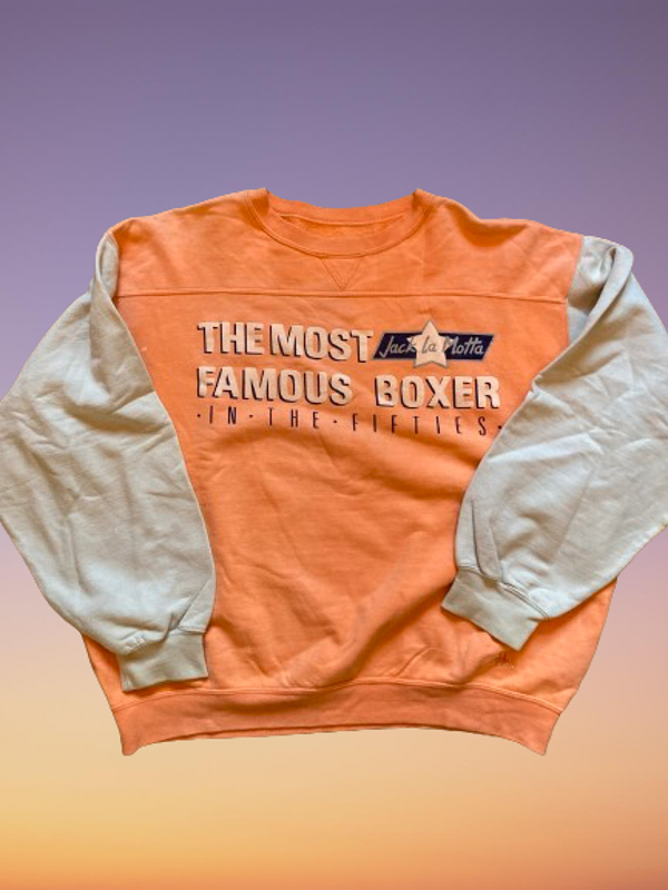 Vintage 80's Kappa 'Jack la Motta' Sweatshirt Size M.