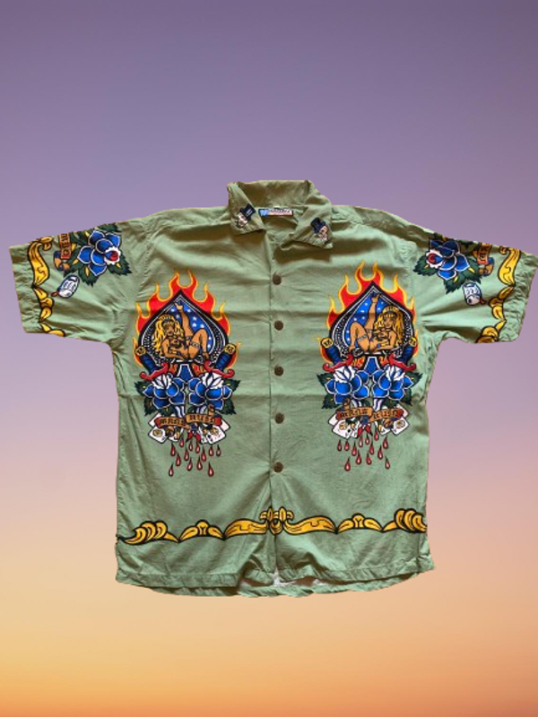 Vintage Mambo 'Surf  Deluxe Series'  Hawaii Shirt Size M.