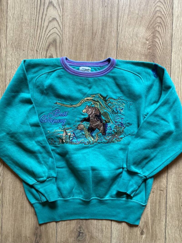 Vintage Best Company Bear sweatshirt size S,