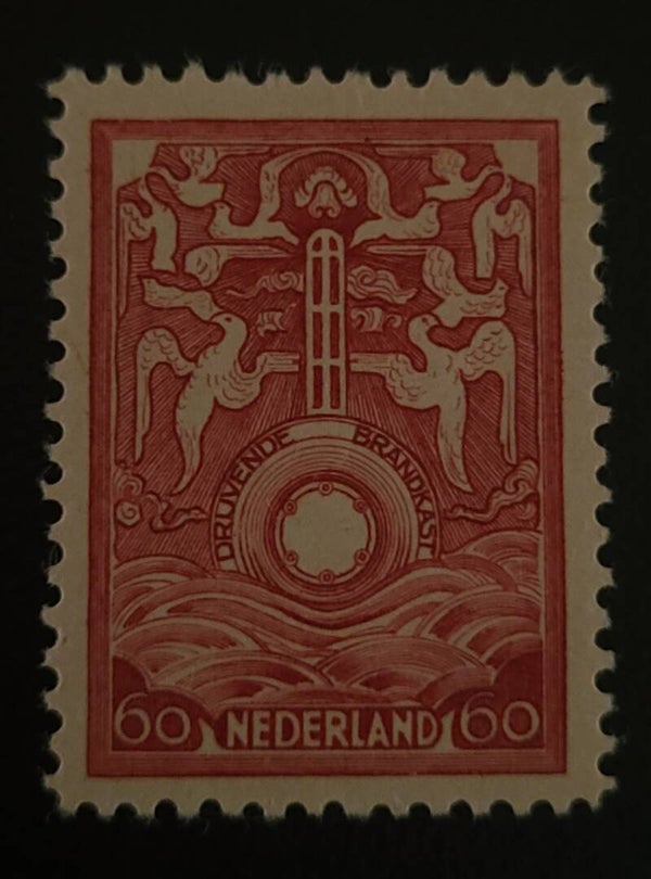 BRANDKAST 2 ONGESTEMPELD + ATTEST