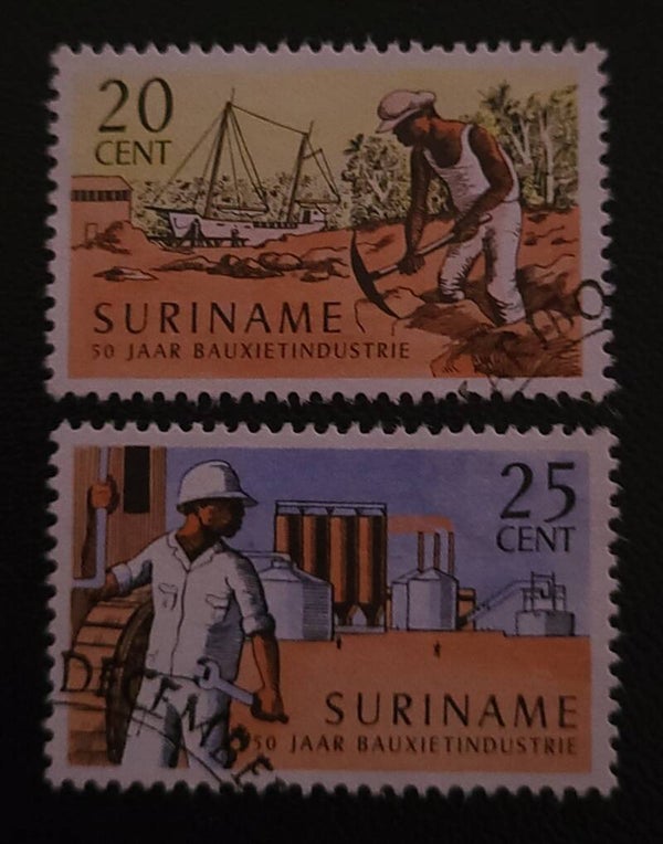 SURINAME NVPH 468-469 GESTEMPELD