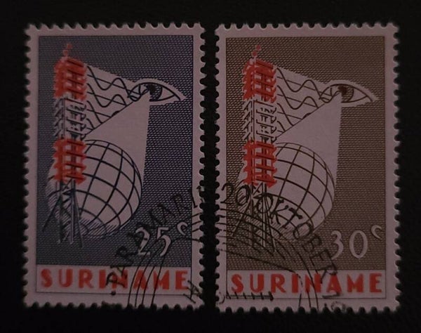 SURINAME NVPH 460-461 GESTEMPELD