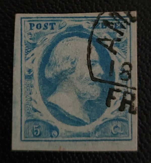 NVPH 1L HALFROND AMSTERDAM-C+ ATTEST