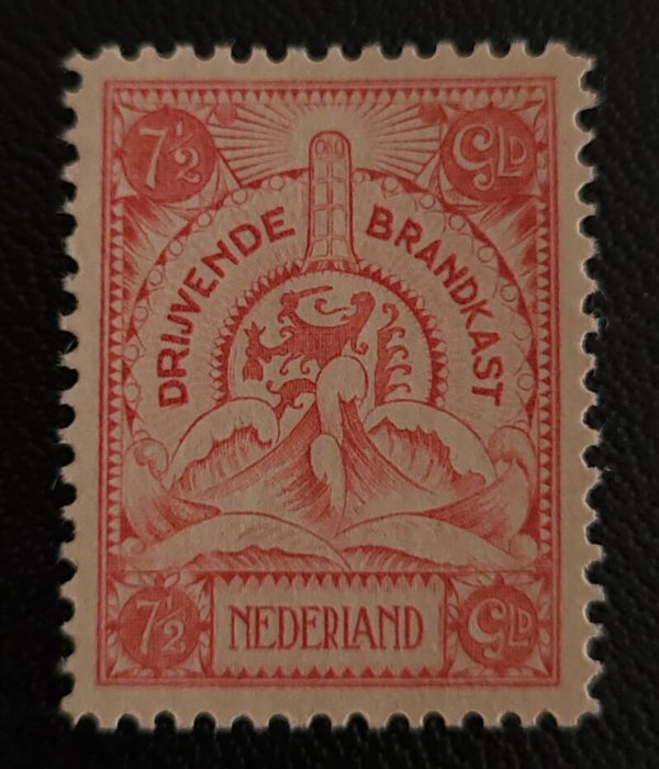 BRANDKAST 7 POSTFRIS + ATTEST