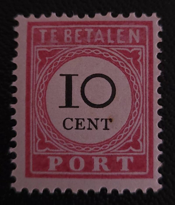 NED. INDIE PORT 16 ONGESTEMPELD