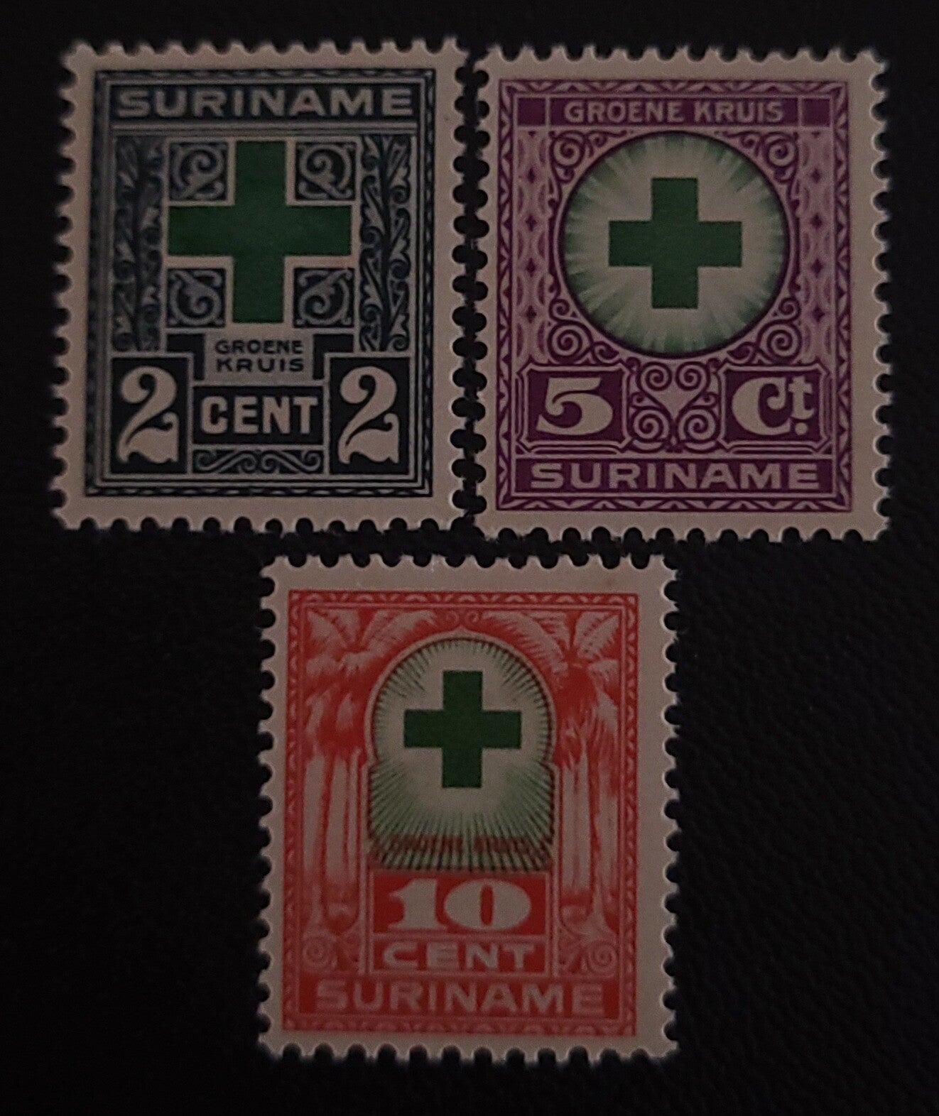 SURINAME NVPH 127-129 POSTFRIS