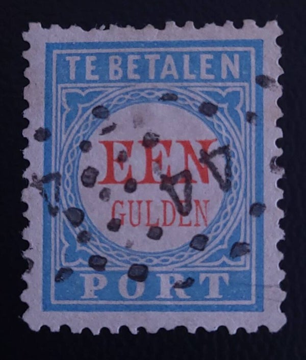 PORT 12B TYPE I PUNTSTEMPEL 44('S-GRAVENHAGE)