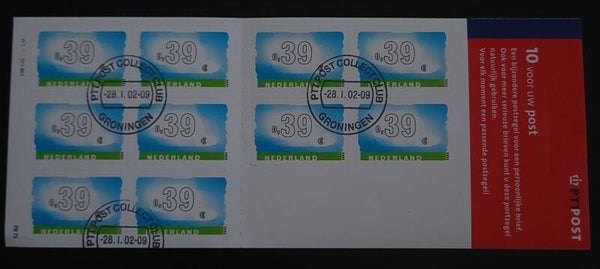 POSTZEGELBOEKJE PB 75 GESTEMPELD
