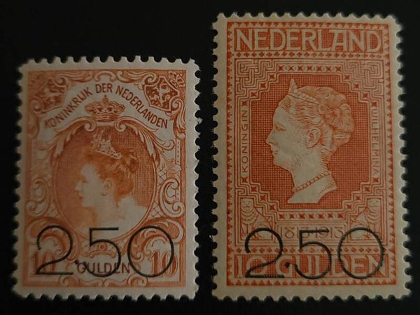 NVPH 104-105 POSTFRIS + ATTEST