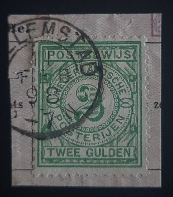 POSTBEWIJS 3 KLEINROND WILLEMSTAD OP BRIEFSTUK