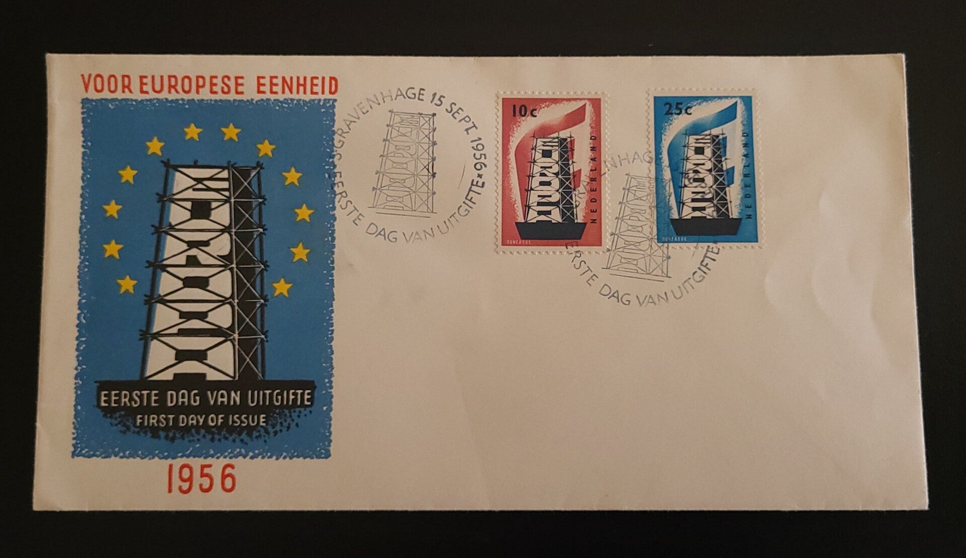 FDC E27(NVPH 681-682) ONBESCHREVEN