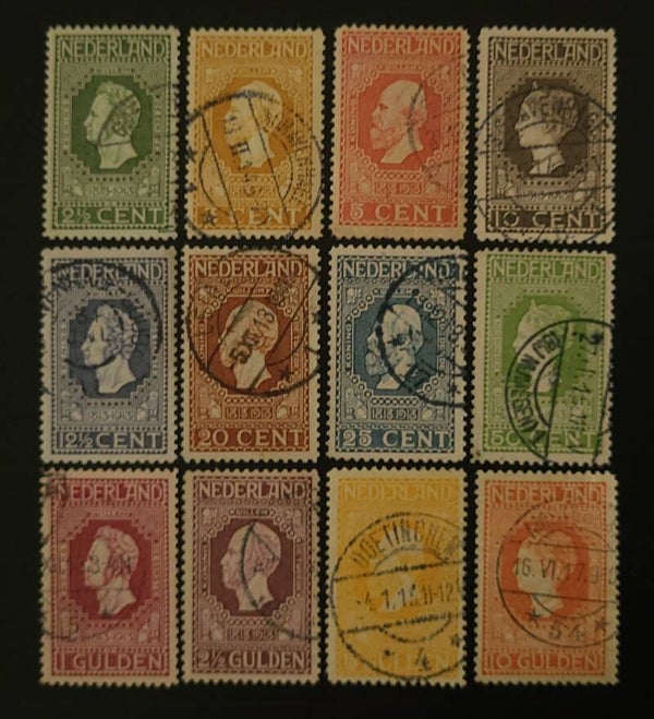 NVPH 90-101 GESTEMPELD