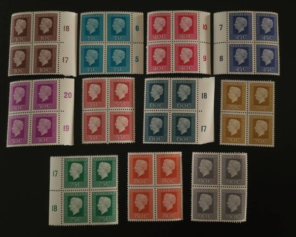 NVPH 941-951 POSTFRIS BLOK VAN 4