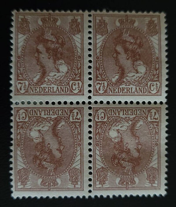 NVPH 61B PAAR ONGESTEMPELD