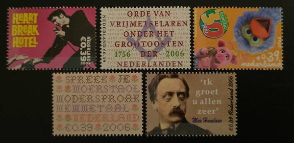 NVPH 2424-2428 POSTFRIS