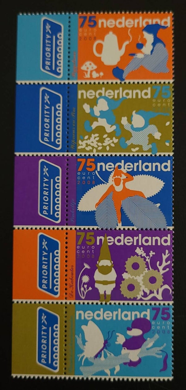 NVPH 2603-2607 POSTFRIS