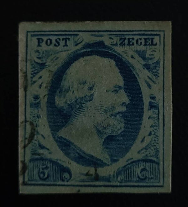NVPH 1J GESTEMPELD + ATTEST