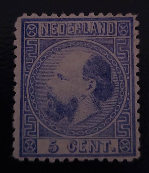 NVPH 7IIE ONGESTEMPELD + ATTEST
