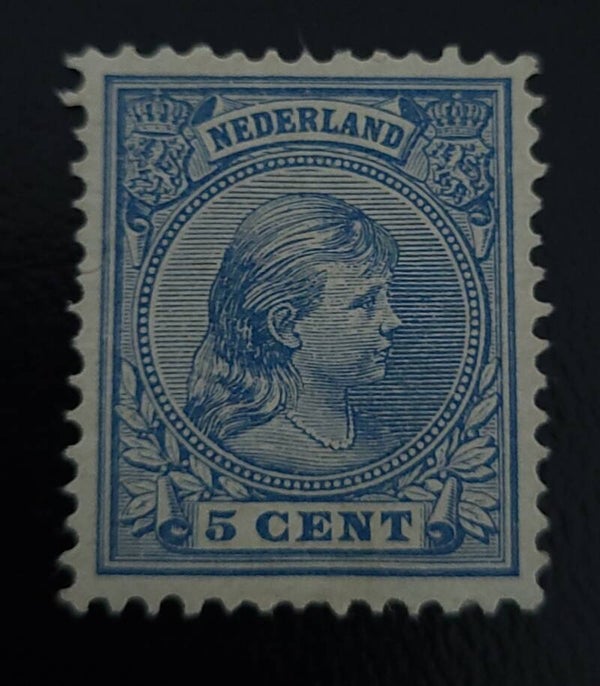 NVPH 35 ONGESTEMPELD
