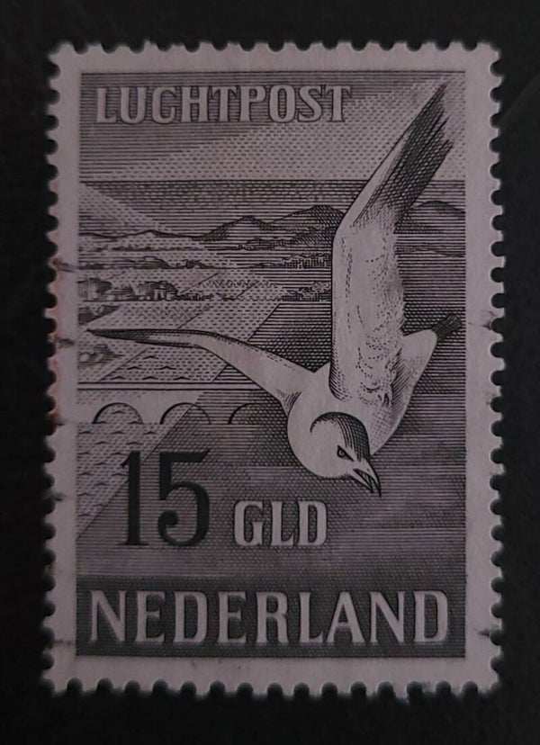 LUCHTPOST 12 GESTEMPELD