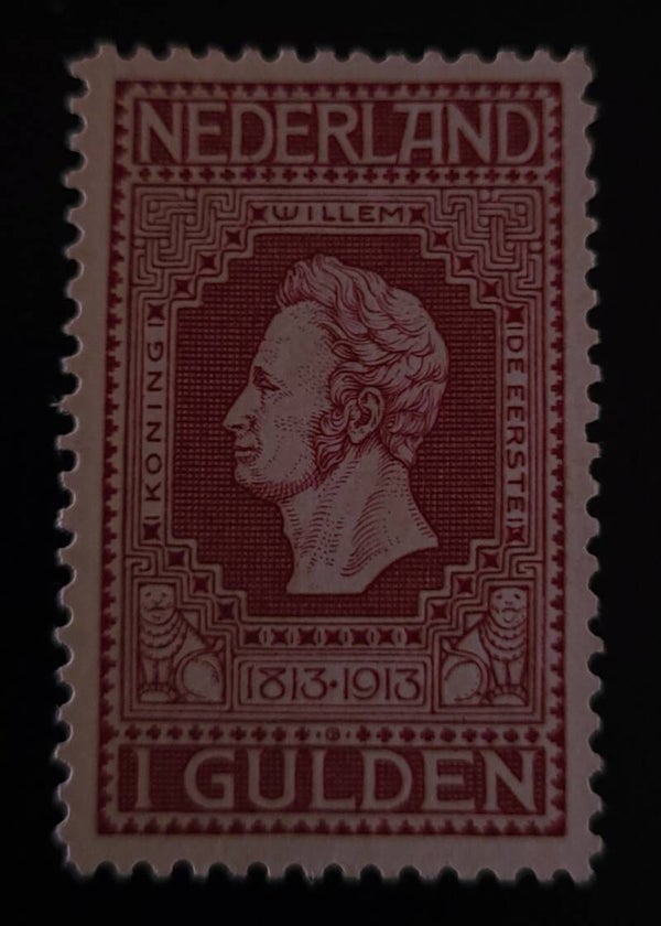 NVPH 98A ONGESTEMPELD + ATTEST