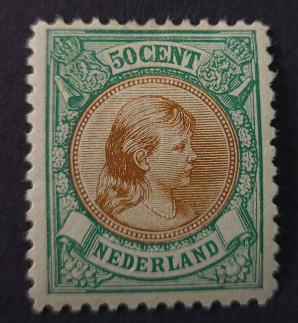 NVPH 45B ONGESTEMPELD