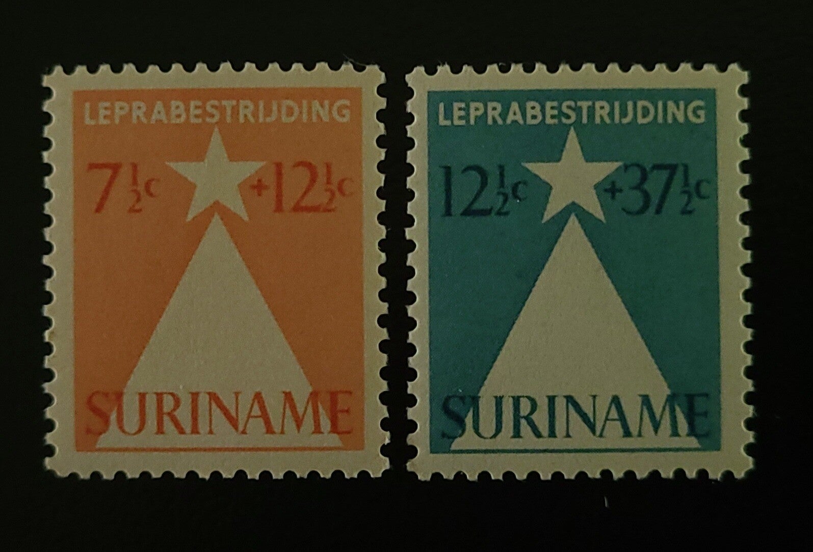 SURINAME NVPH 247-248 POSTFRIS