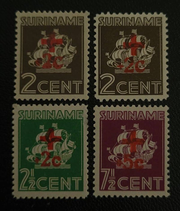 SURINAME NVPH 202-205 POSTFRIS