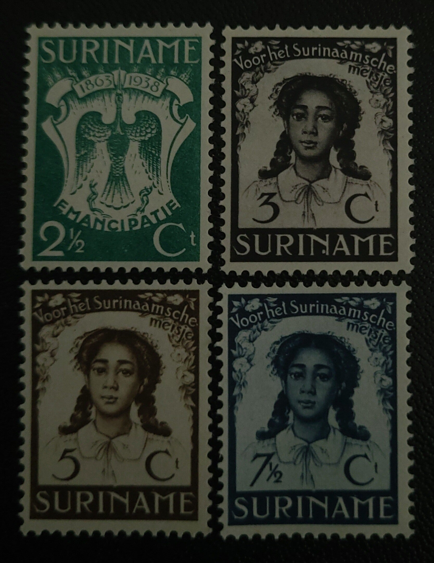 SURINAME NVPH 183-186 POSTFRIS