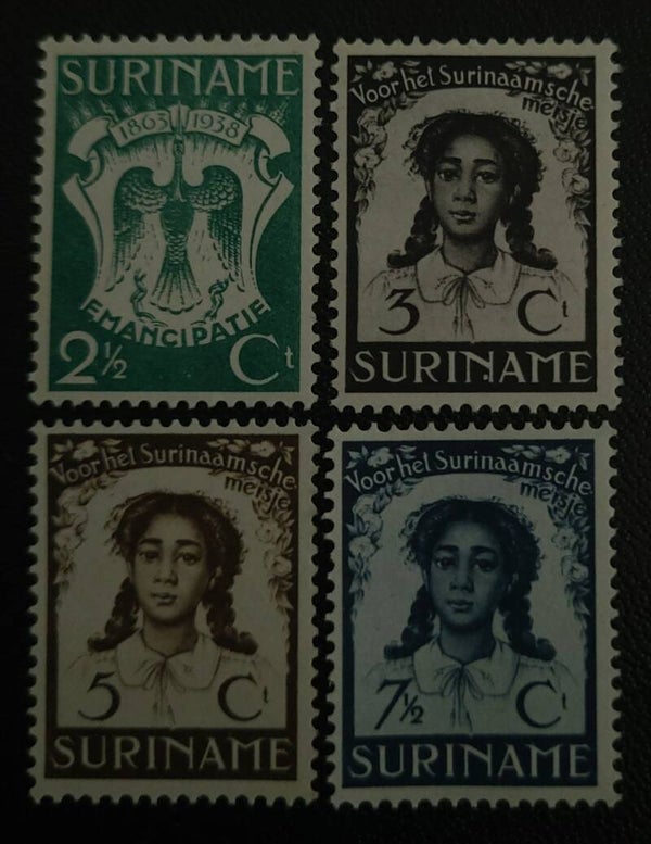 SURINAME NVPH 183-186 POSTFRIS