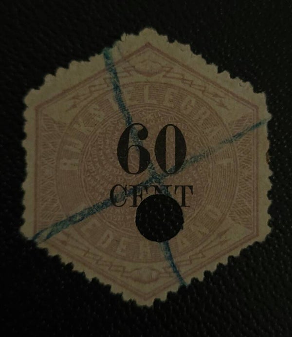 TELEGRAM 10 GESTEMPELD