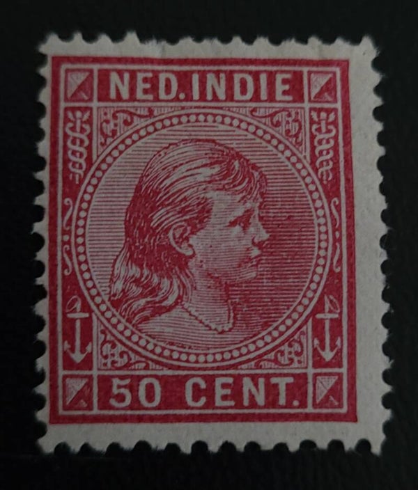 NED. INDIE NVPH 29 ONGESTEMPELD