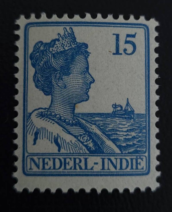 NED. INDIE NVPH 118 ONGESTEMPELD