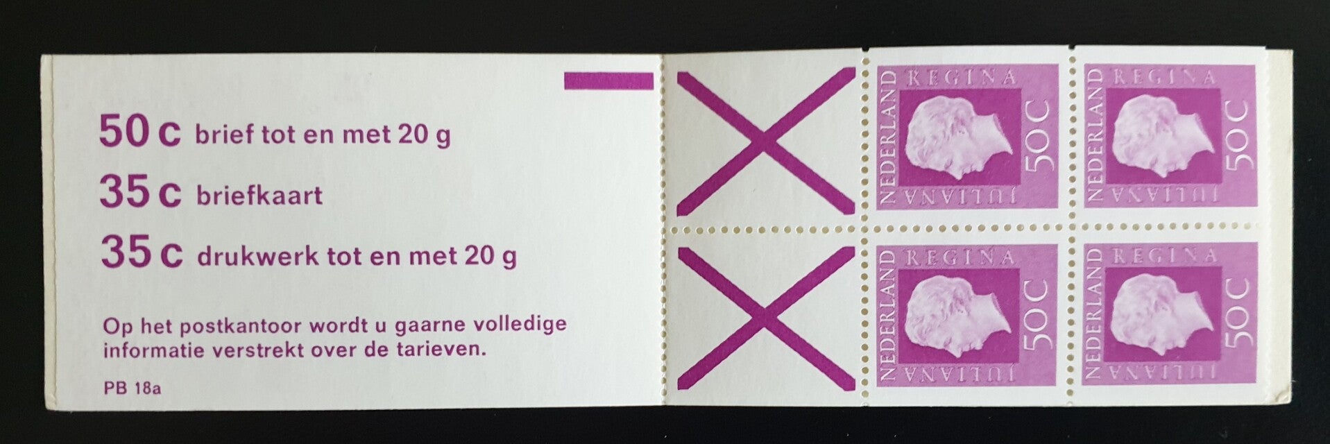 POSTZEGELBOEKJE PB 18A POSTFRIS