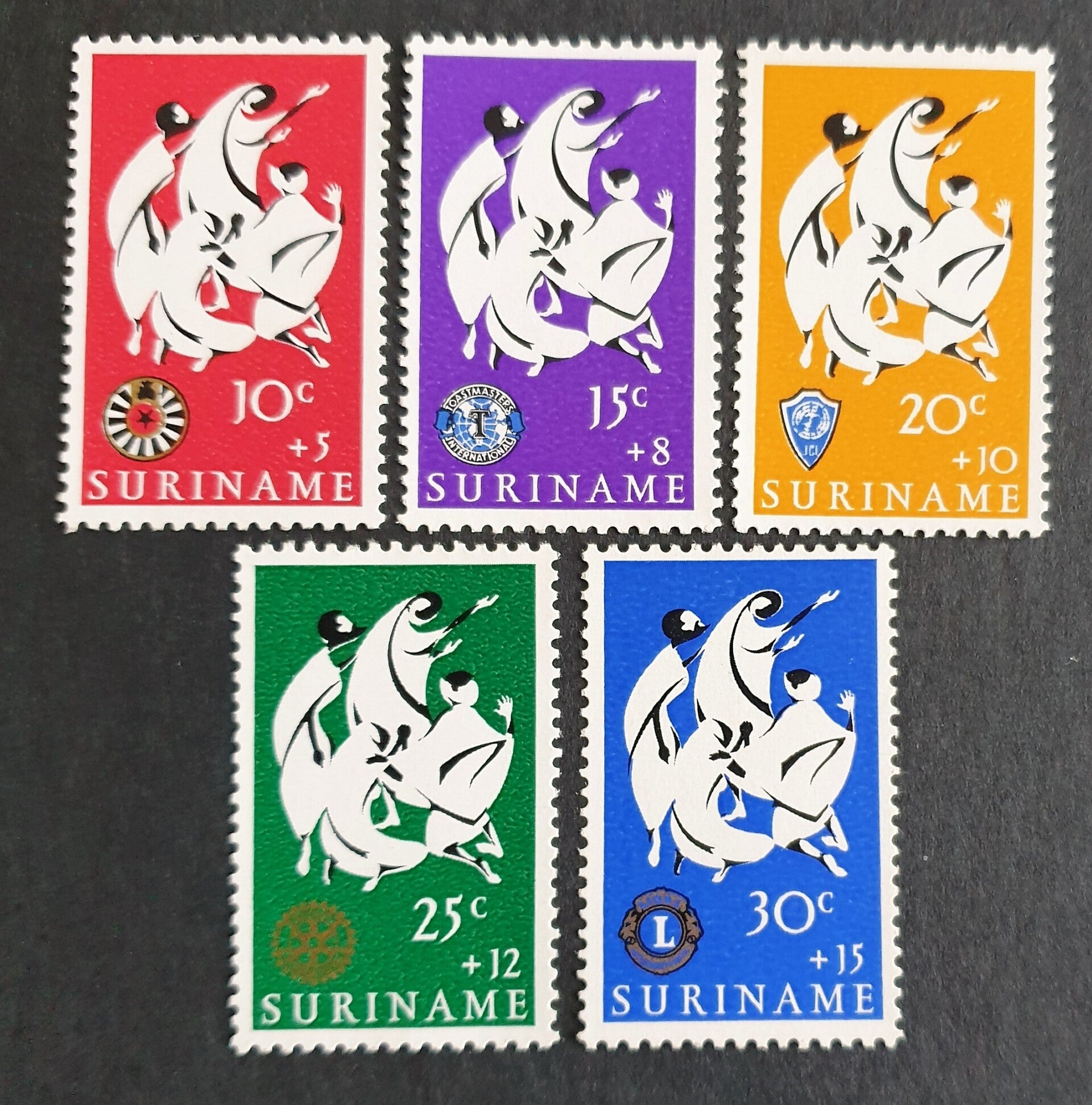 SURINAME NVPH 453-457 POSTFRIS