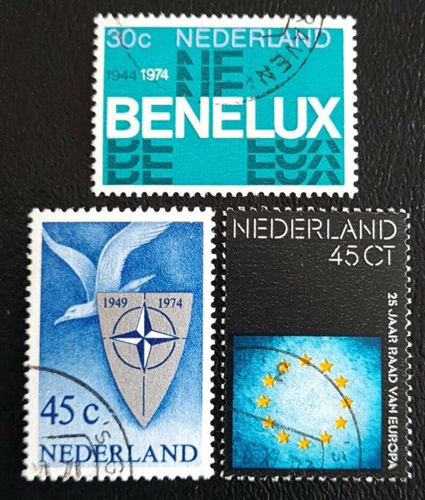 NVPH 1055-1057 GESTEMPELD